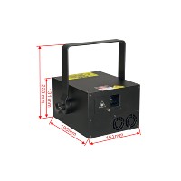 DMX512 2 watts faisceau RGB 3in1 DJ Disco fête mariage événements scène ville intérieur Animation lumière Laser