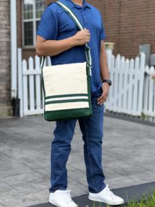 Bolso Bandolera de Lona Premium, Estilo Bohemio, Ligero, con Cierre de Cremallera, para Laptop, Viajes, Todas las Temporadas, Duradero - Product Image 6