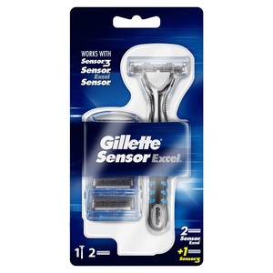 Maquinilla de Afeitar de Triple Hoja para Hombre, Diseñada para Compatible con el Sistema de Cartuchos Gillette, con Mayor Comodidad para la Piel - Product Image 3