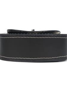 Sac à bandoulière en cuir noir pour femme, sac à main vintage avec surpiqûres contrastées, fermeture éclair, bandoulière unique, résistant à l'eau - Product Image 5