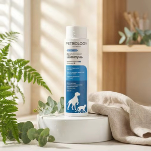 Shampooing Thérapeutique Avancé PetBiology pour Chiens et Chats à l'Acide Lactique et à l'Allantoïne, Nettoyant et Apaisant, 400ml - Product Image 1