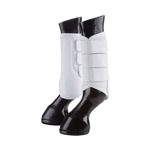 Protège-tendons pour chevaux, bottes d'entraînement sportives, équipement de protection pour l'équitation, fournitures équestres, marron - Product Image 4