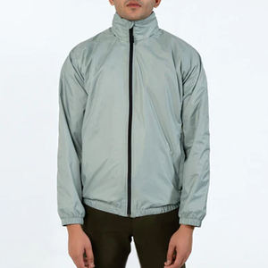 Ventes en gros de vestes coupe-vent de qualité supérieure à prix avantageux, coupe classique, pour hommes, en toile, devant surélevé, impression personnalisée, imperméables, pour la pluie - Product Image 1