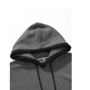 Sudadera con Capucha Gris Lavada de Alta Calidad, Antiarrugas, con Diseño Único para Comodidad y Versatilidad en Moda Urbana - Product Image 5