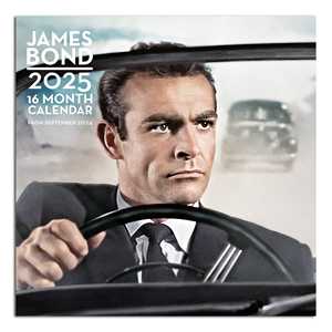 Calendrier de table James Bond 2025 en papier pour affichage, montre, cadre photo, utilisation électronique, idéal pour la promotion - Product Image 2