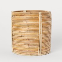 Prix OEM, Service bon marché, Pots de fleurs de plante de canne en rotin, décorations faites à la main pour Pots de jardinière maison