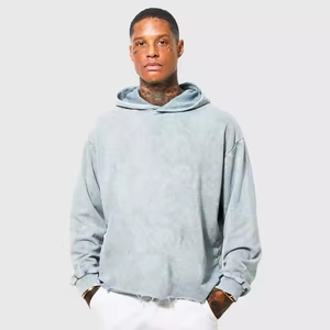 Sweats à capuche pour hommes à manches longues confortables de haute qualité coupe parfaite bon fabricant décontracté sweats à capuche pour hommes impression personnalisée logo - Product Image 4