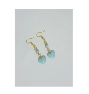 ต่างหูเรซินทางเรขาคณิตทำมือลูกปัดต่างหูห่วงทรงกลมรูปทรงเรขาคณิตยอดนิยม - Product Image 4