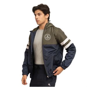 Chaqueta Cortavientos Impermeable y Transpirable con Capucha Plegable para Hombre, con Cremallera, para Correr y Lluvia - Product Image 3