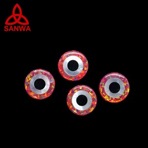 Giapponese Kyocera Lab Grown Opal Tear Drop Evil Eyes Bead Opal Charm su misura per accessori di gioielli in legno fatti a mano fai da te - Product Image 4