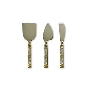 Vaisselle Fromage Outils Argent Spatule et Épandeur Noir Rustique Noeud Fin Poignée Spirale Poignée Couverts Ensemble - Product Image 4