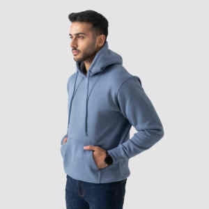 Sudadera con Capucha de Forro Polar Largo, con Logotipo Frontal, para Hombre, Invierno 2026, Servicio OEM Personalizado - Product Image 2