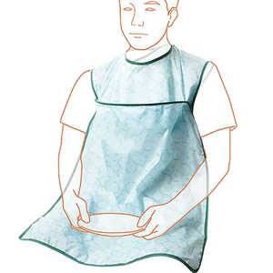 Babero para adultos Mobiclinic Producto de higiene bucal multiusos impermeable y resistente - Product Image 3