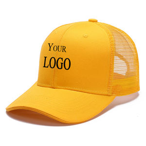 Gorra Tucker Unisex de 6 paneles con logotipo de impresión personalizado Gorras y sombreros de camionero de lana mixta gris jaspeado malla - Product Image 2