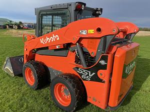 Minicargador de orugas usado Bob-Cat SVL 75-2, cargador frontal de tractor 4WD, patín de dirección Kubota para componente de motor Cat ASV - Product Image 2