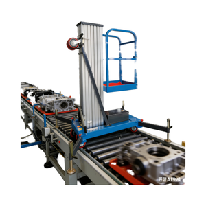 Plateforme élévatrice aérienne avec dimensions totales de 1,36 x 0,90 x 2,1 m, hauteur de travail de 11,7 m, cylindre de 1900 mm et tube d'entretoise de 40 x 80 x 3 mm - Product Image 2