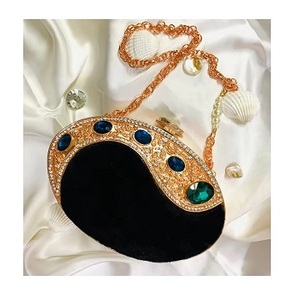 Bolso de mano indio de resina y Metal hecho a mano para mujer, bolso de mano Premium de alta calidad para mujer, evento de fiesta - Product Image 6