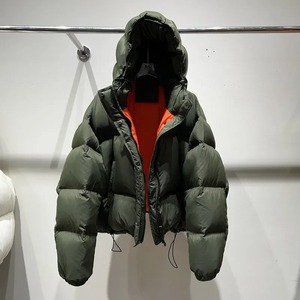 เสื้อแจ็คเก็ตขนเป็ดสีขาวสำหรับผู้หญิงเสื้อคลุมกันหนาวซับในทำจากไนลอนเสื้อโค้ทสำหรับฤดูหนาว - Product Image 2