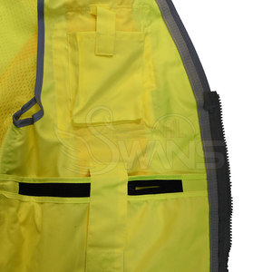 Chaleco DE TRABAJO reflectante para hombre Ropa de trabajo de poliéster impermeable Cómodo y elegante - Product Image 6