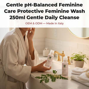Gel Yoni Doux Équilibré au PH 250ml pour Nettoyage Quotidien Italie RedMoringa Marque Privée OEM - Product Image 2