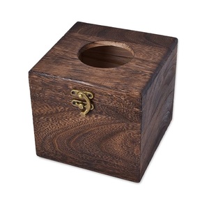 Couvercle de boîte à mouchoirs en bois personnalisable et avantageux avec une taille et un design uniques en bois durable pour un usage quotidien - Product Image 1