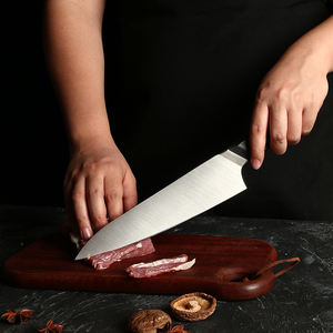 มีดเชฟเหล็กดามัสกัสเหล็กคาร์บอนสูงมีที่จับยึดแบบกำหนดเองได้จากโรงงาน - Product Image 6