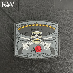 <b>Cross</b> Skull Finger Skeleton Tactical Clothes Vest Backpack Templar Knight Ride Bounty of Hunter Ranger Tags Magic <b>Patch</b> - Product Image 3