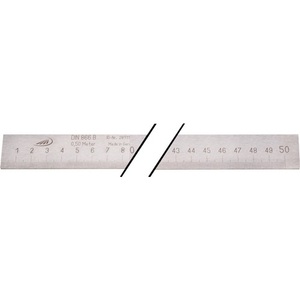 Regla de Acero HELIOS PREISSER DIN 866/II, Escala de 500 mm de Longitud - Product Image 1