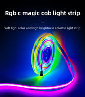Bande LED COB adressable WS2812 12V 24V 720 LED 12mm Dream Color Pixel RGBIC RGB WS2811 Numérique WS2812b Bande lumineuse LED COB