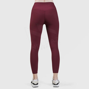 Leggings de yoga pour femmes sur mesure en gros, spandex/polyester, séchage rapide, respirant, léger, taille haute, sans couture - Product Image 3
