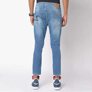 New Arrivals Trousers Stretch <b>Men</b> <b>Jean</b> Pants Fashion Casual Ripped Blue Denim <b>Men</b> <b>Jeans</b> New Hgih Quality OEM Serviced Design - Product Image 2