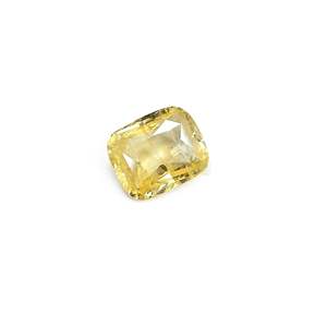 Natural Unheated 13.73cts Yellow Sapphire <b>Cushion</b> Brilliant Emerald Cut Peridot Aquamarine Alexandrite Gemstone - Product Image 1