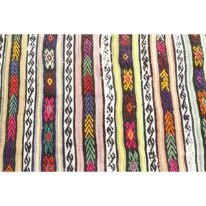 พรมวินเทจ ขนาด 1.8x4.1 ฟุต พรมขนาดเล็ก สีดำไล่เฉด ทำจากขนแกะแบบตุรกี - Product Image 4