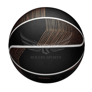 Ballon de basket-ball d'entraînement en PU pour l'extérieur, logo personnalisé, fournisseur en gros, OEM - Product Image 4