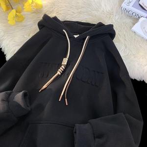 เสื้อฮู้ดผู้ชายแบบหนาพิเศษสำหรับฤดูหนาว ผ้าฝ้ายเฟรนช์เทอร์รี่ 100% พิมพ์ลายตามสั่ง พร้อมบริการสกรีนผ้าไหมตามสั่ง - Product Image 5