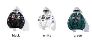 Veste de baseball universitaire américaine pour hommes Bomber Vintage à manches longues avec logo brodé pour l'hiver Veste universitaire pour hommes - Product Image 2