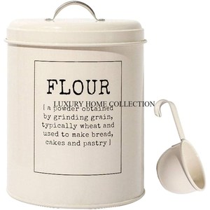 Heavy-duty Metal Kitchen Container Sets with Secure <b>Locking</b> Lids Perfect for Preserving the Freshness of Grains and Spices - Product Image 3