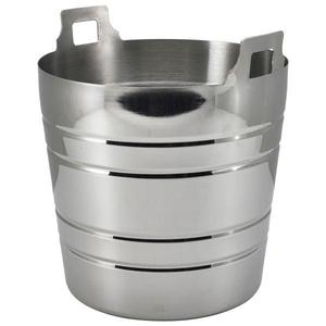 Wholesaler Stainless Steel Ice Bucket Metal Beer Tub Cube <b>Container</b> <b>Wine</b> Champagne Cooler Large Ice Bucket With Side Ring Handle - Product Image 3