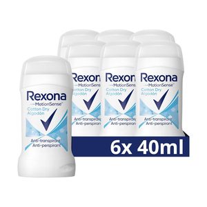 Rexona - Cotton Dry Cotton, Déodorant stick pour femmes, lot de 6 (6 x 40 ml) - Product Image 2