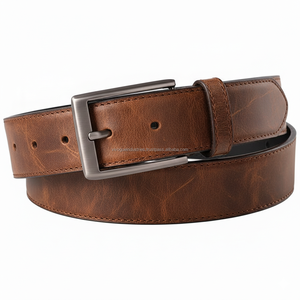 Cinturón de Cuero Vacuno de Alta Resistencia, Varios Tamaños y Colores, Estilo Vintage, Clásico para Hombre, Envío Rápido, Gran Venta - Product Image 4