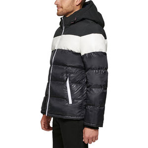New High Quality OEM Customized Printed <b>Padded</b> Bubble Warm Winter Men Coats Puffer Jacket 2025 <b>Heated</b> Men Puffer Jacket - Product Image 4