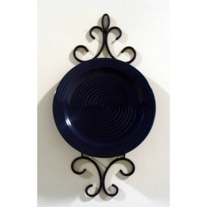 Modern Iron Metal Plate Rack Black Finished Perfect For Kitchenware <b>Tabletop</b> Standing Multifunction Plate <b>Storage</b> Holder - Product Image 5