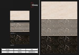 Carreaux muraux en céramique numérique 3D 300x600mm adhésif pour salle de bain cuisine intérieur pour hôtels villas Carrelages Accents Graphic Design - Product Image 6