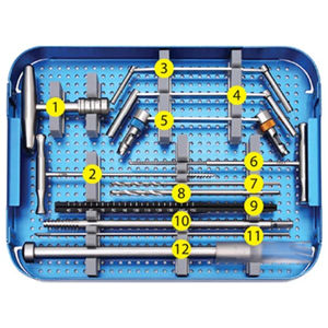 Juego de Instrumentos Quirúrgicos para Sistema de Tornillos Canulados, Juego de Instrumentos para Tornillos Canulados para Traumatología Ortopédica - Product Image 4