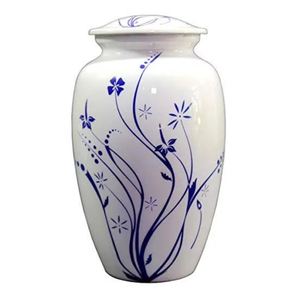 Urn โกศเคลือบสีฟ้า,โกศเคลือบอลูมิเนียมสำหรับงานศพโกศใส่เถ้ากระดูก - Product Image 5
