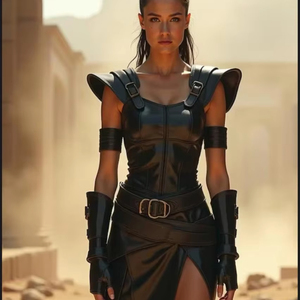 เสื้อแจ็คเก็ตหนังแท้สำหรับผู้หญิงแบบสองด้าน ใส่ได้ทั้งฤดูหนาว กันน้ำ กันลม มีฮู้ด บุผ้าแบบควิลท์ แขนทรงโคมไฟ ประดับเลื่อม - Product Image 6