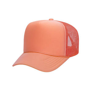 Gorra Trucker Personalizada Color Durazno, Venta al por Mayor, Fabricante de Fábrica, ODM, Gorra de Béisbol con Malla Trasera, Gorra de Espuma Personalizable con Cierre a Presión - Product Image 1