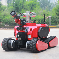 Robot de lutte contre l'incendie EXW MC100BGD antidéflagrant ATEX 4x4 robuste pour la lutte contre l'incendie et les secours, distance de contrôle à distance de 1000 m