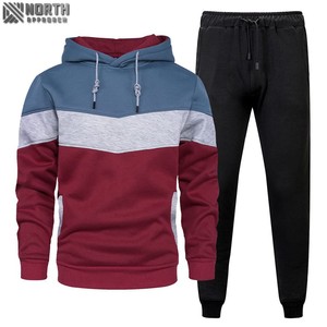 Pantalones de chándal con capucha unisex, conjuntos para correr, figura de estrella, chándales ecológicos de 2 piezas para empresas con pantalones Cargo para invierno - Product Image 6