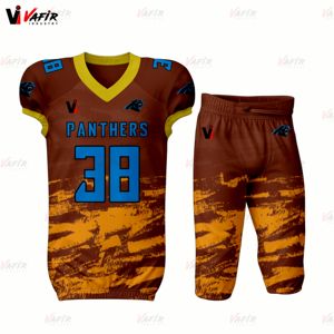 Uniforme personalizado de fútbol americano sublimado de alta calidad lleva nombres de equipos personalizados Logo uniforme de fútbol americano - Product Image 6